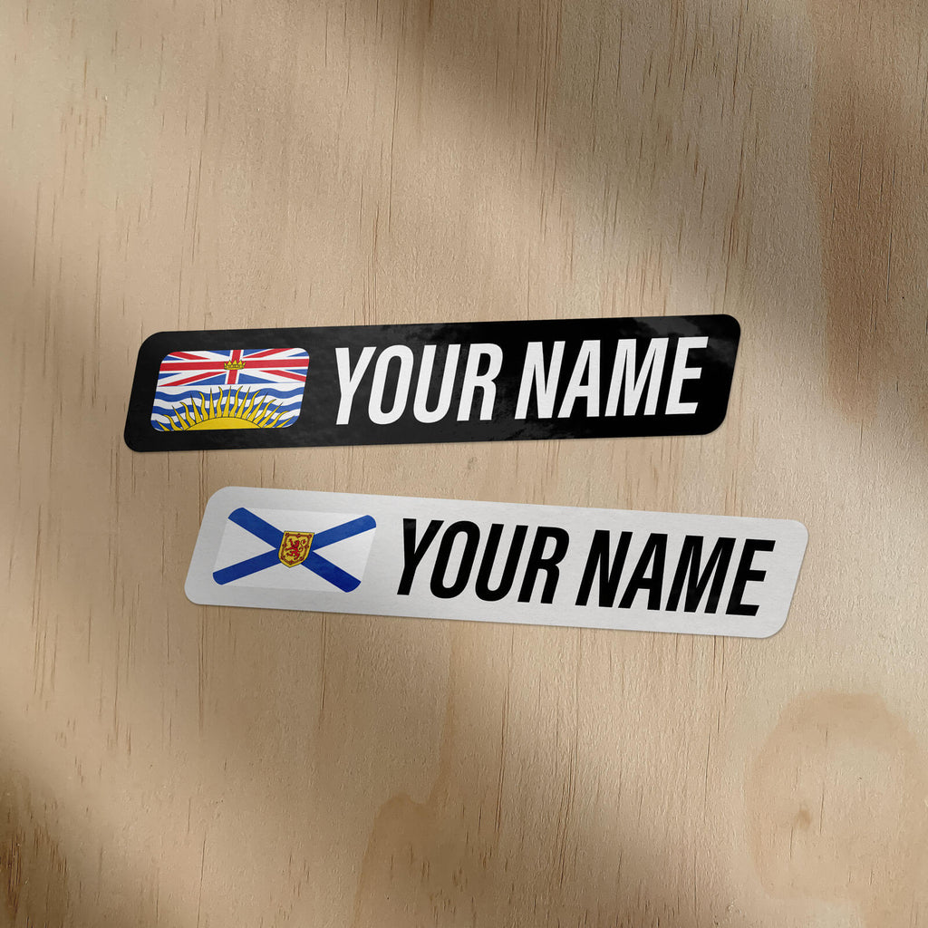 Flag Name Bar Decals