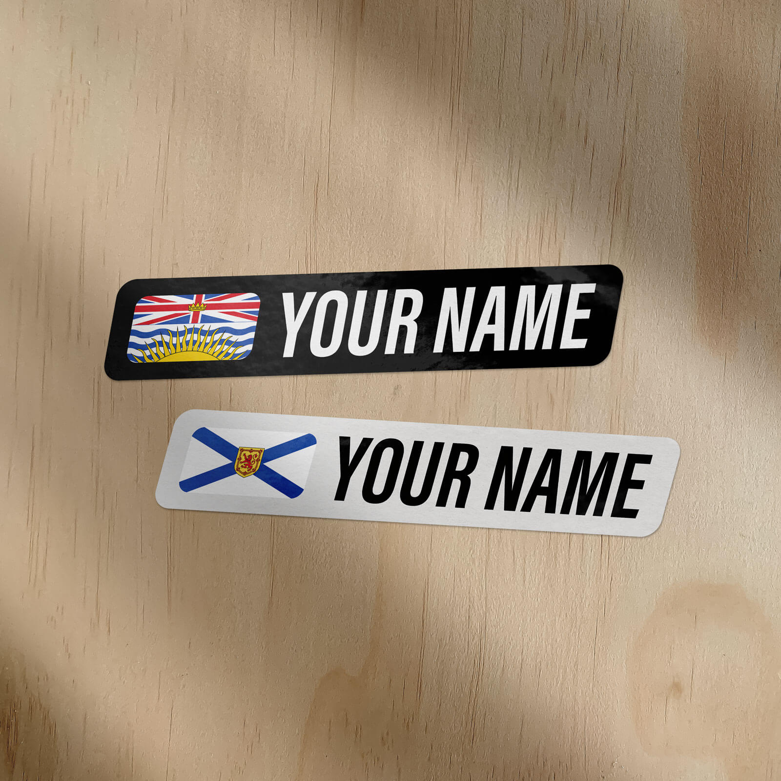 Flag Name Bar Decals
